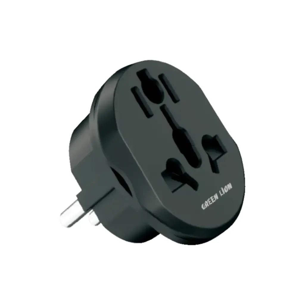 Green Lion Universal Conversion EU Plug 2 - Black