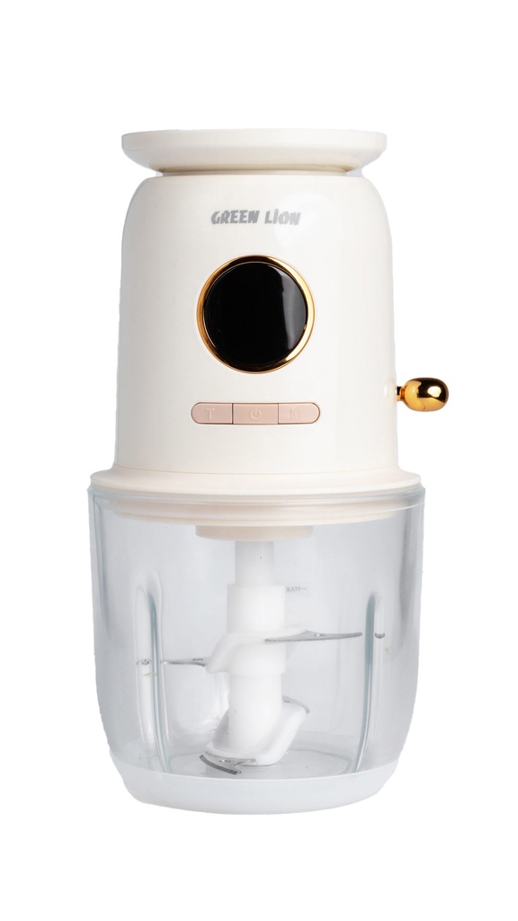 Green Lion Wireless Weighing Food Chopper 600mL 7.4V - White