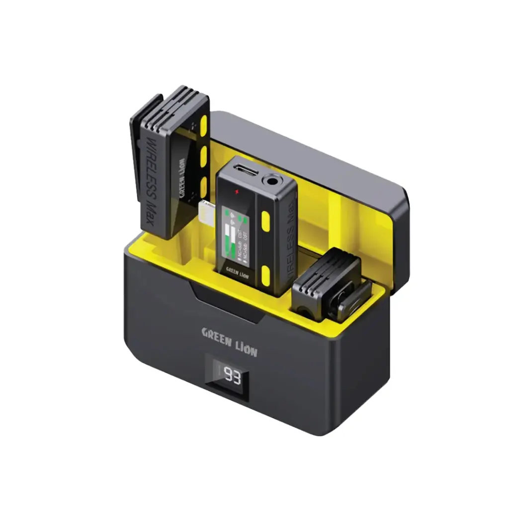 Green Lion Wireless Microphone With Remote Control - Black