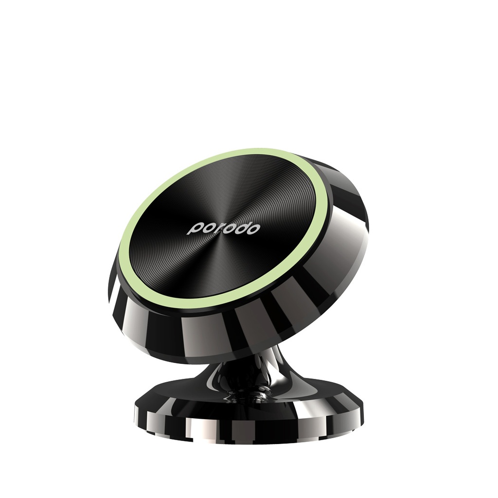 Porodo 3 Circular Discs Magnetic Car Mount - Black