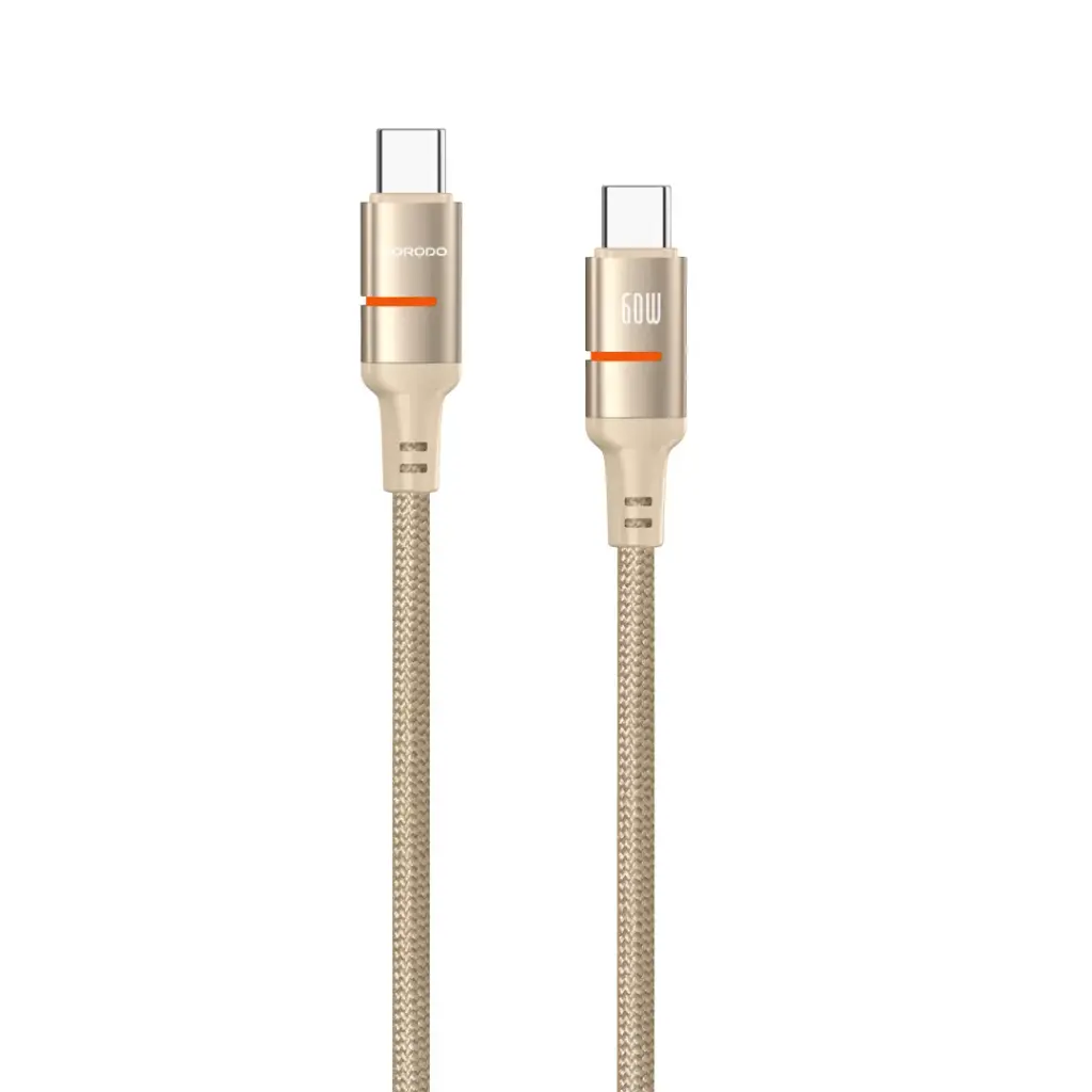 Porodo USB-C To USB-C LED Light Cable
