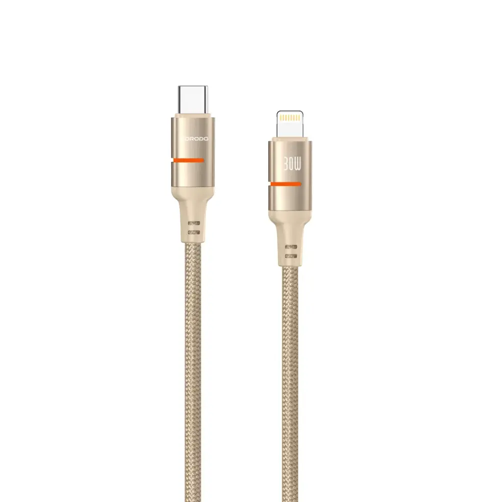 Porodo USB-C To Lightning LED Light Cable