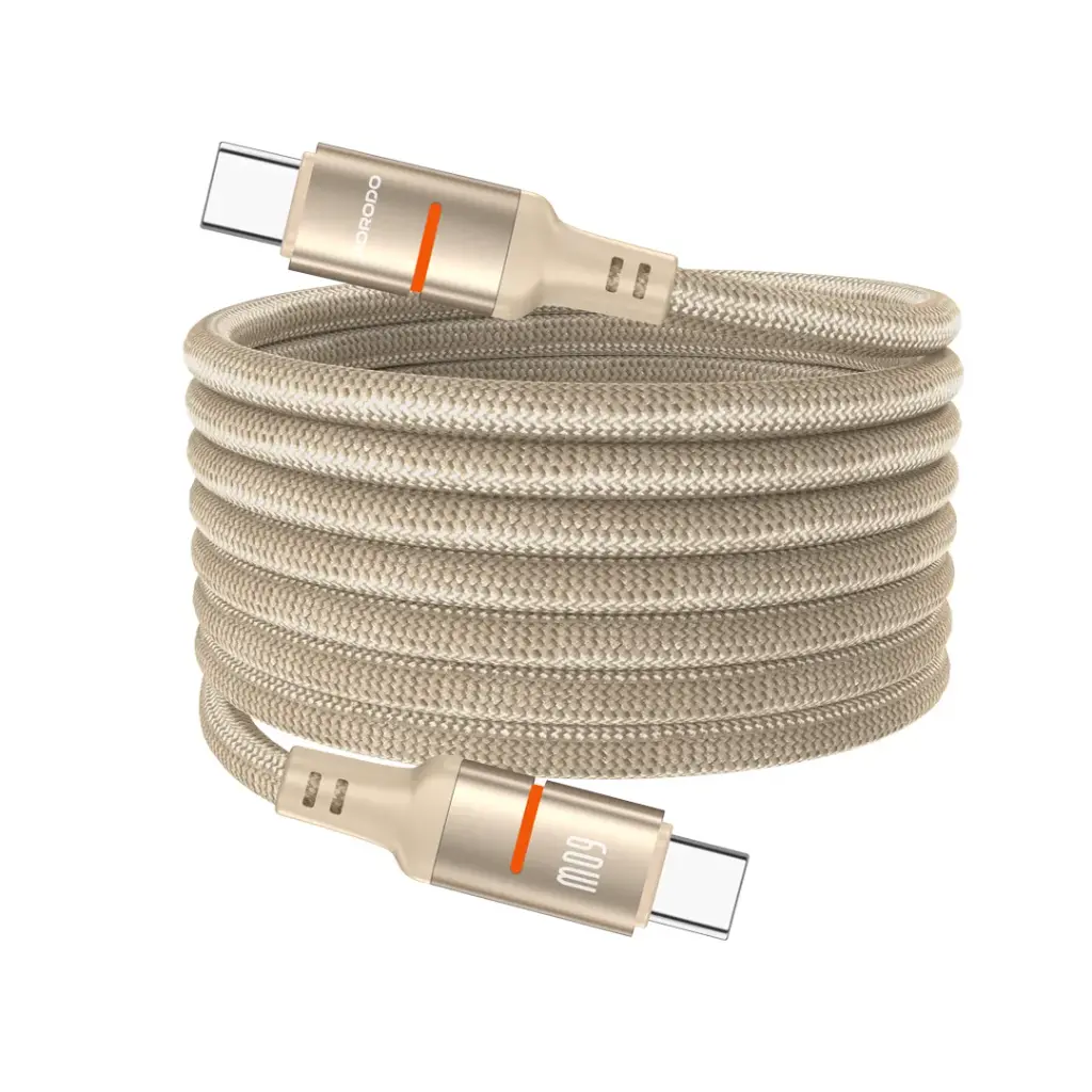 Porodo 60W Type-C to Type-C Magnetic Braided Cable