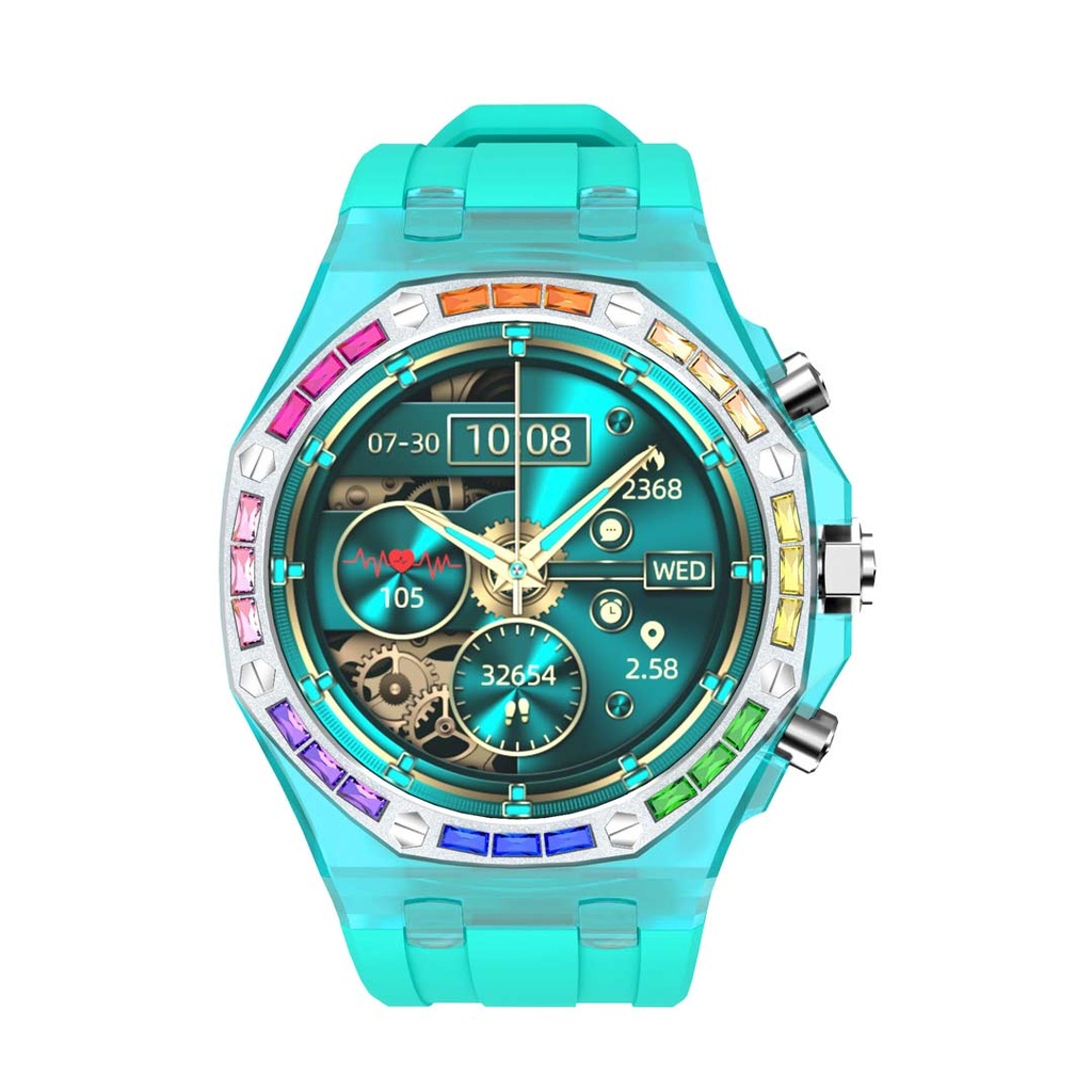 Porodo Transparent Cristallo AP Smartwatch  AMOLED Display