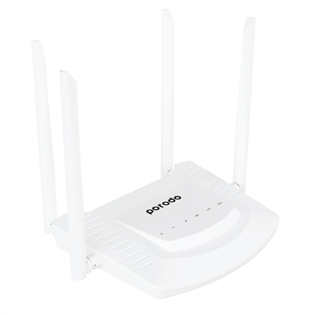 Porodo High-Speed 4G Router 300Mbps - White