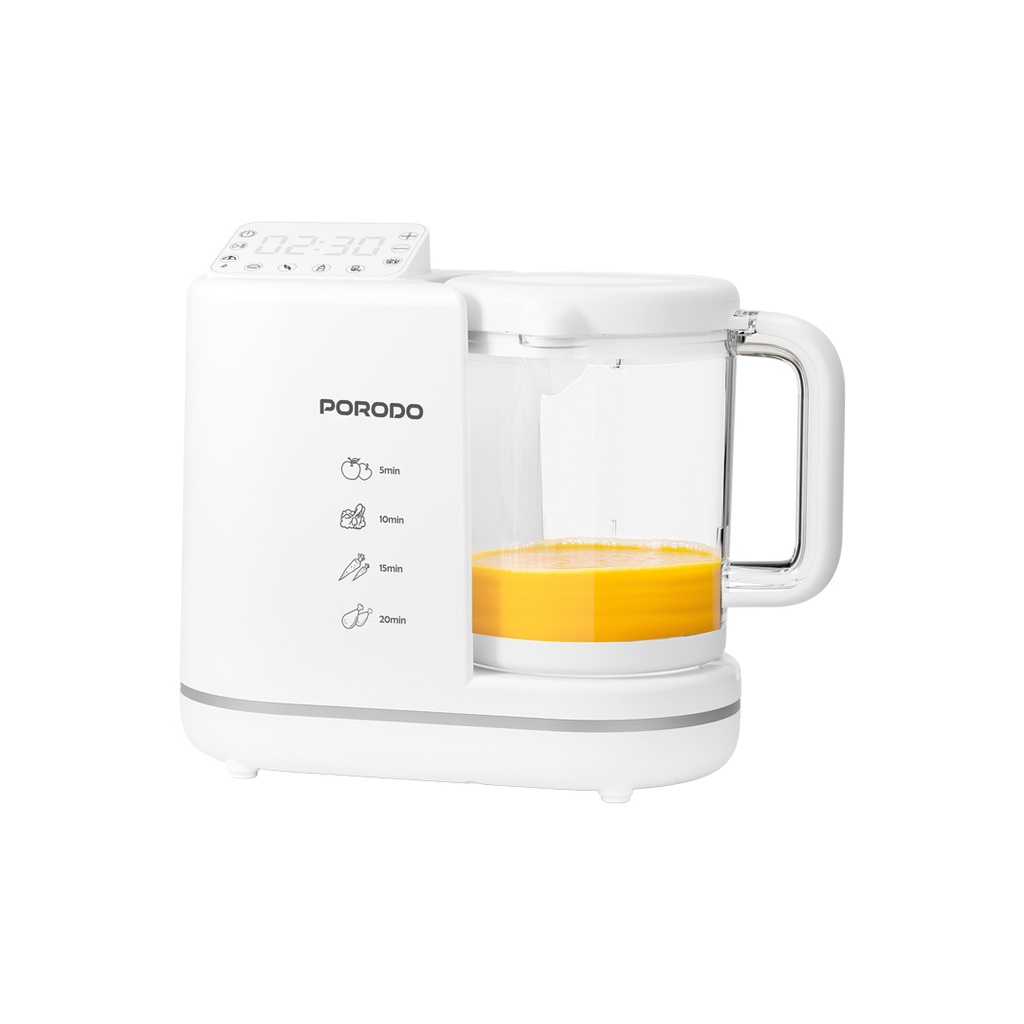 Porodo 7 In 1 Baby Food Processor - White