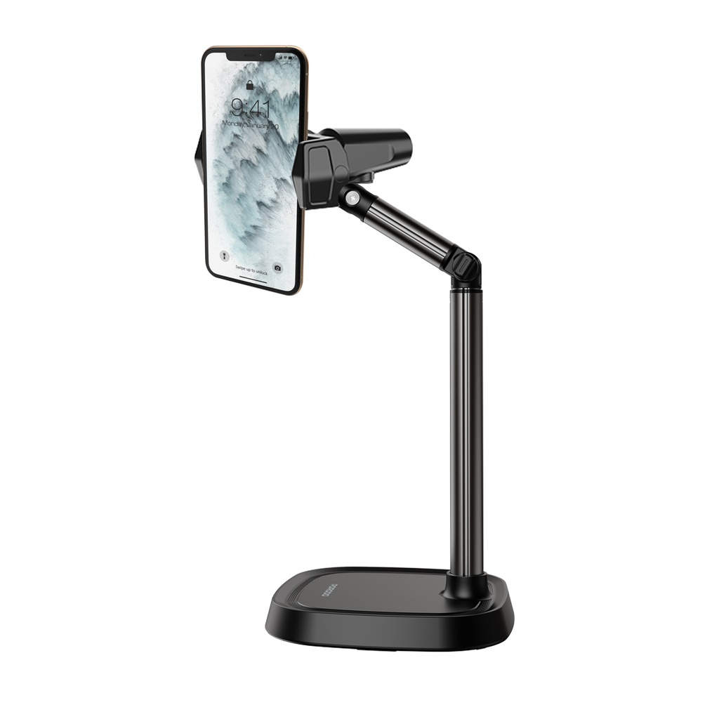 Porodo Multi-Angle Desktop Phone Stand - Black