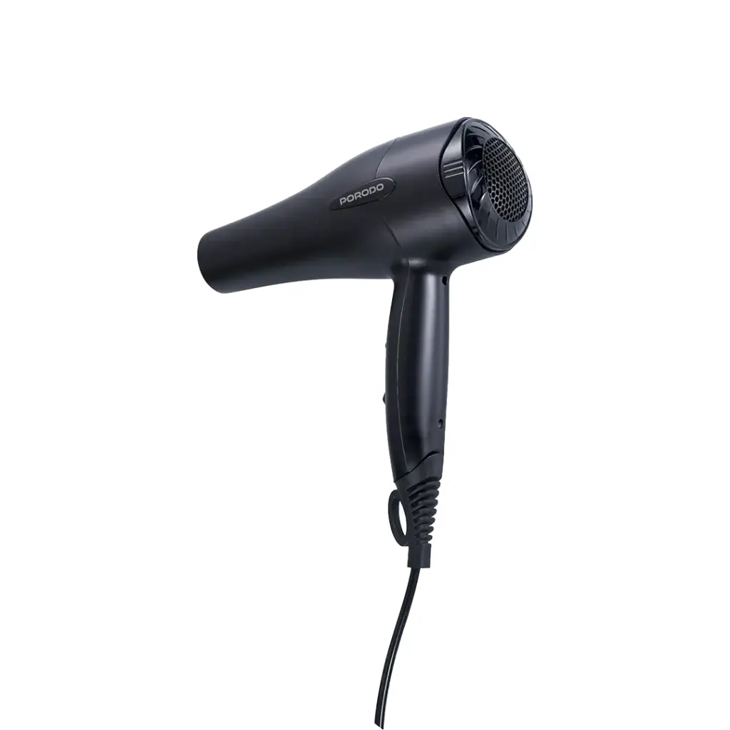 Porodo Lifestyle 1200W Hair Dryer 1.8M Cable - Black