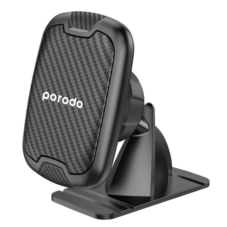 Porodo 2 in 1 Magnetic + Air Vent Dash Mount Phone Holder