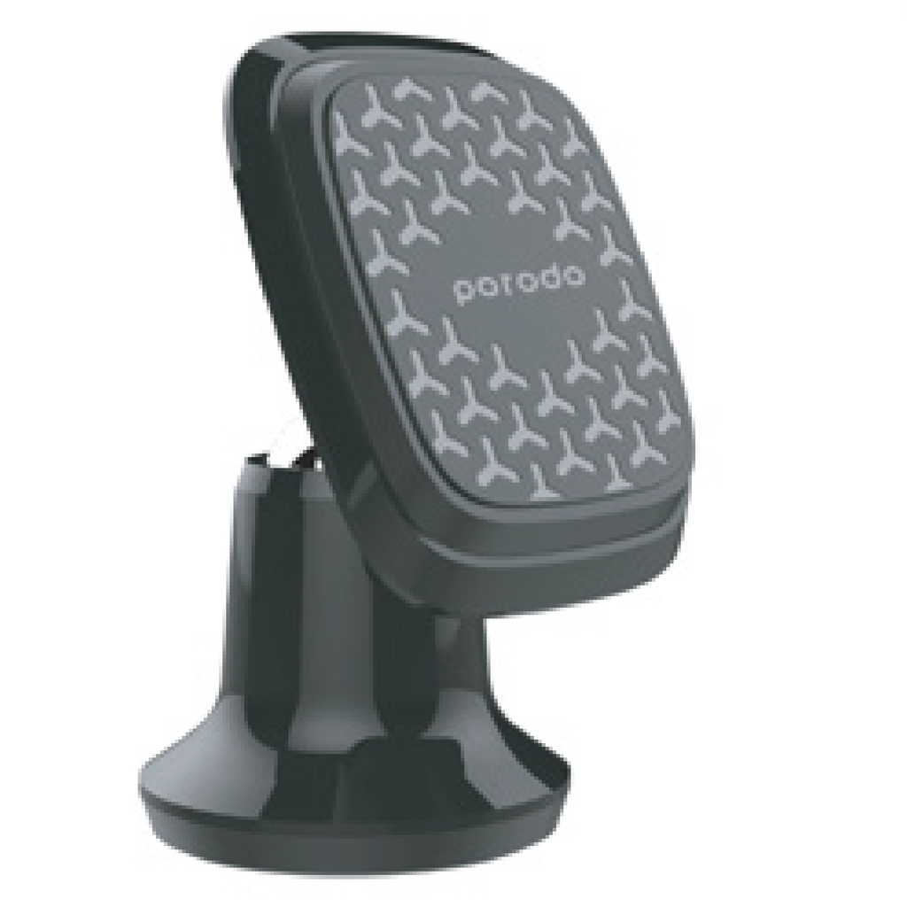 Porodo Magnetic Silicone Aluminum Alloy Dash Mount/Compatible for all Mobile Phones