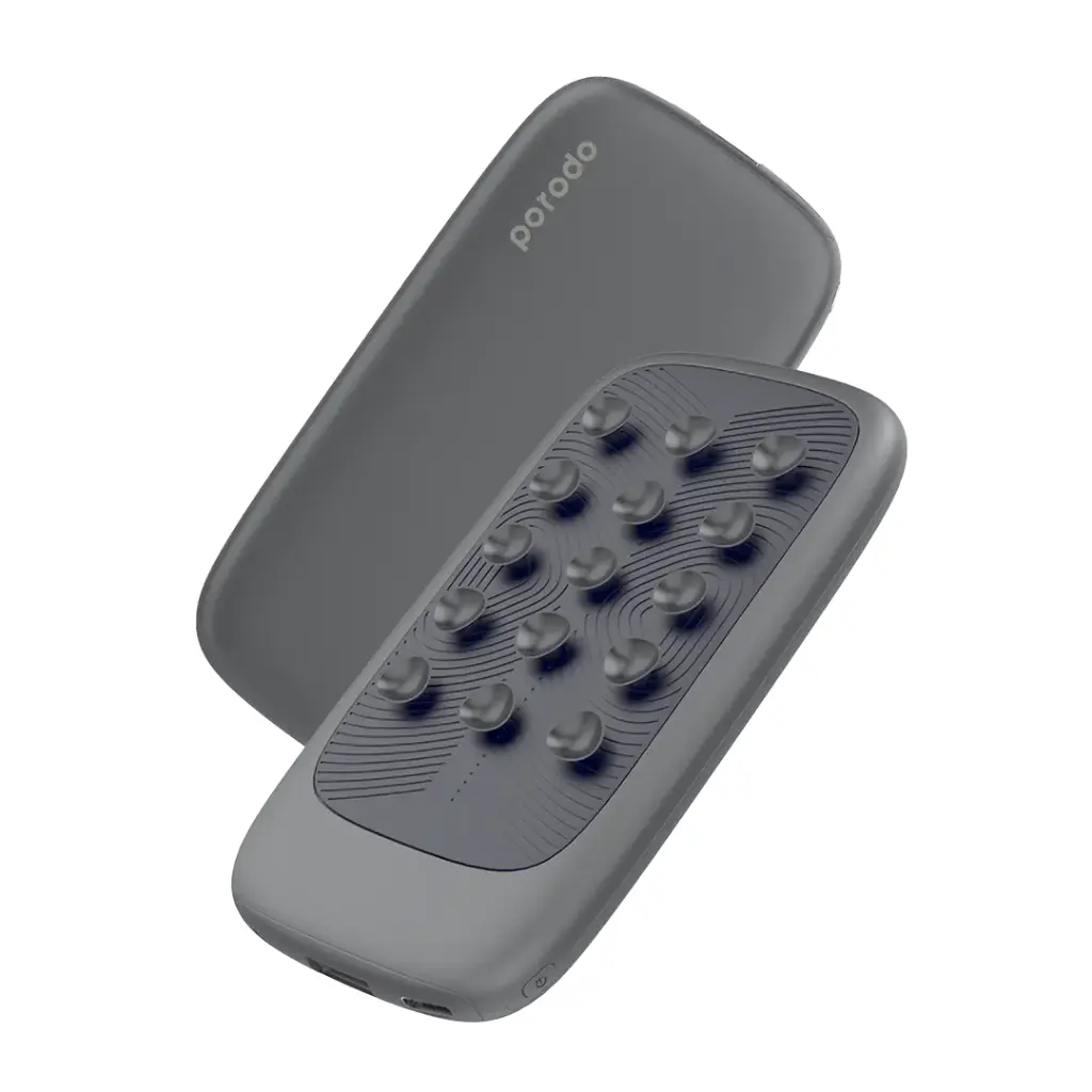 Porodo 6000mAh Wireless Power Bank  - Black
