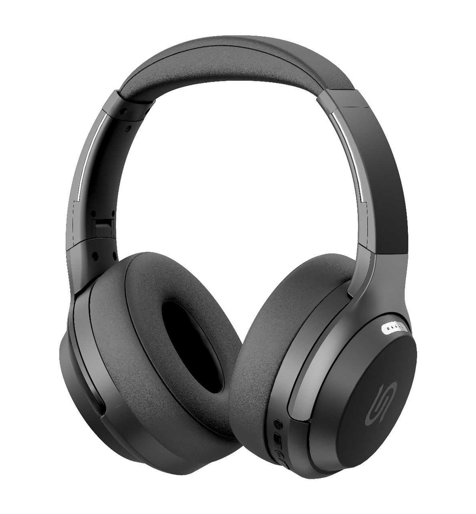 Porodo Soundtec Hush Wireless Over-Ear ANC Headphone - Black