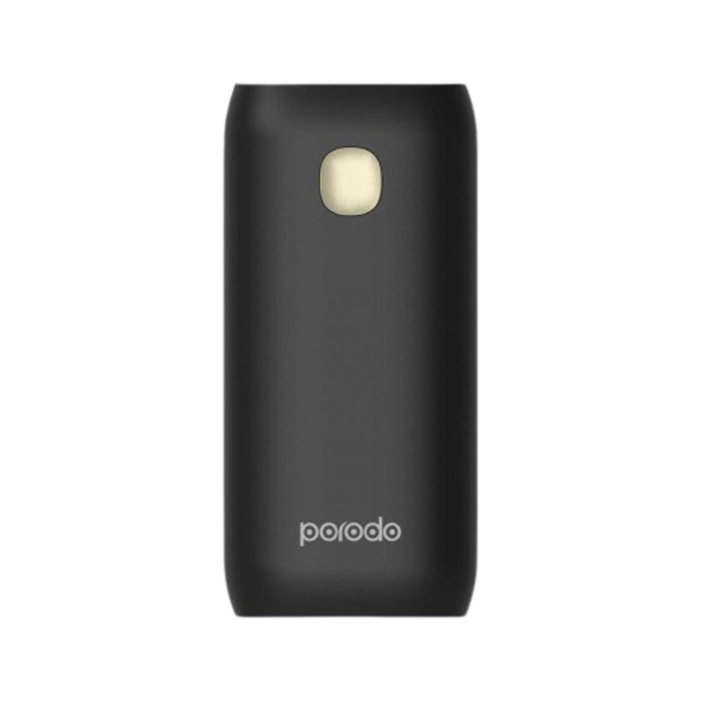 Porodo Powerbank Soft Rubber finish 5000mAh - Black