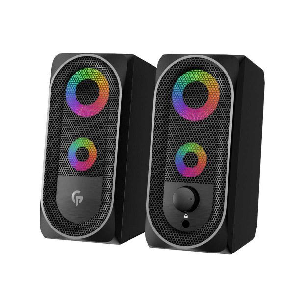 Porodo Stereo Gaming Speakers With Lighting Touch Sensor