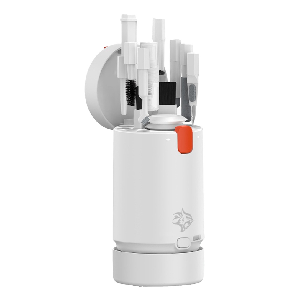 Porodo Gaming 21 in 1 Cleaning Kit with Vacuum Function - White