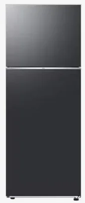 Samsung Refrigerator 465L Double Door, No Frost, Multi Flow Cooling, Deodorizer, Twist Ice Maker, Tempered Glass, Smart Things, Wi-Fi Black RT47CG6631B1UT