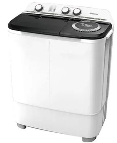 Hisense Washing Machine 10kg Manual, Twin Tub, Semi Automatic, Roller Jet, White WSXL101
