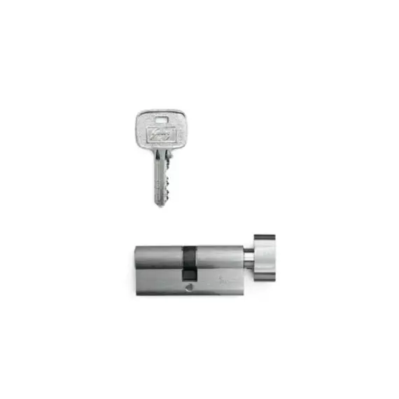 Godrej Keyless Pin Cylinder 70mm Suitable for Europrofile Door Handle Locks Corrosion Resistance for Enhanced Durability Stain Steel Finish 7324