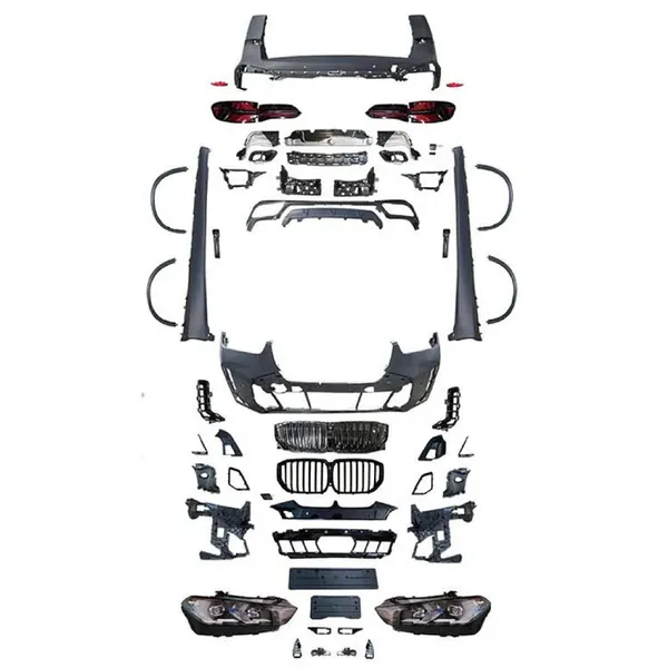 Mtech M Sports Upgrade Facelift Conversion Bodykit Bumper Headlight Taillight CC-6338 Compatible With BMW X5 G05 2019-2022 To G05 LCI 2023+