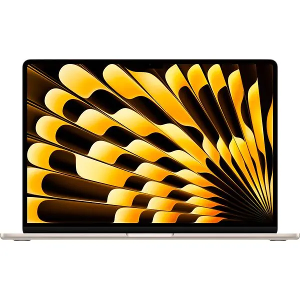 Apple - MacBook Air 15-inch Laptop - Apple M4 chip Built for Apple Intelligence - 16GB Memory - 256GB SSD - Starlight