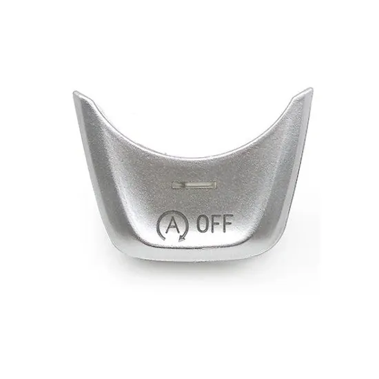 Engine Ignition Start Stop Auto Off Switch Button Cover Trim Silver 61316835087-4 CC-6698 Compatible With BMW 1 Series, 5 Series G30 2017-2023, X3 X4 G01 G02 G08 2018-2024, 6 Series GT G32 2017-2022, 