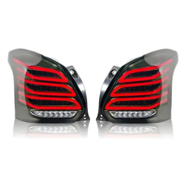Upgraded Tail Light Lamp Xenon Taillight Retrofit Upgrade Modified Led Drl Hid Smoke A CC-5185 Compatible With Maruti Suzuki Swift 2018-2023