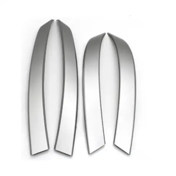 Interior Door Grip Handle Trim Cover Matte Chrome 417076299 417076300 417076300 427079444 Usa CC-5002 Compatible With Bmw 5 Series M5 E60 2004-2006