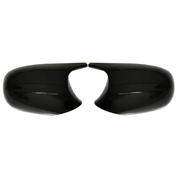 Side Rear View M3 M4 M5 M6 M7 Case Door Wing Cap Shell Housing Mirror Covers Glossy Black CC-5939 Compatible With BMW 1 Series E81 E82 E87 E88 3 Series E90 E91 2008-2011