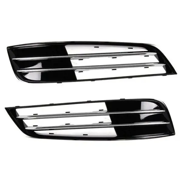 Fog Lamp Light Grill Cover Frame CC-3302 Compatible With Audi A8 S8 2010-2013