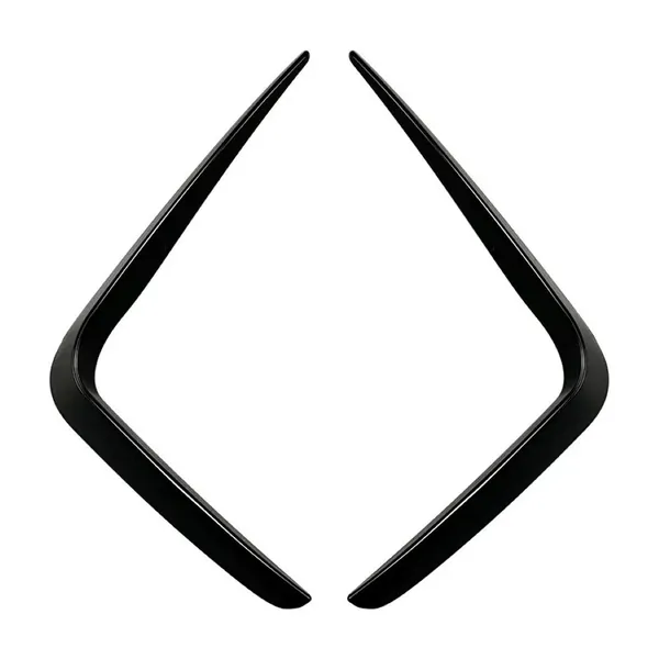 M Sports Front Bumper Lip Splitter Skirts Flag Canard Glossy Black Zst-418 Gb Usa CC-6119 Compatible With Bmw 4 Series M4 G22 2020+