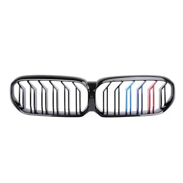 Front Bumper Grill Tri Color CC-1659 Compatible With BMW 5 Series G30 G31 G38 2020+ Lci