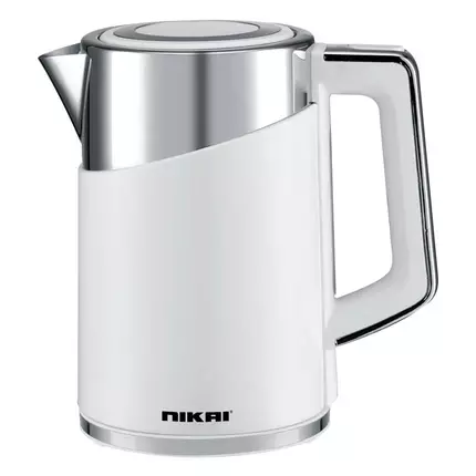 Nikai Kettle 1.7L 2200W NK820T1 - 1.7 liter Capacity Double Layer Structure With Lid Locker Black