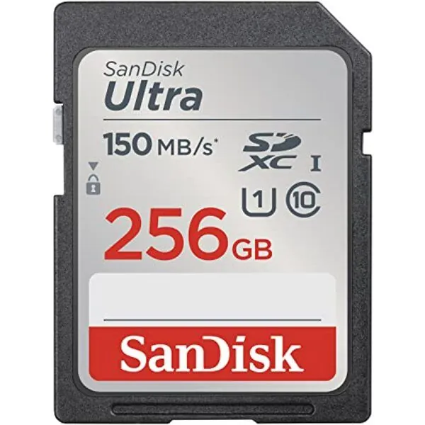 SanDisk Ultra 256GB SDXC UHS-I Memory Card With Speed (150MB/s)