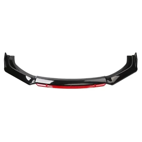 Front Lip Spoiler 3 Part Ar-vw-0150 Glossy Black CC-250 Compatible With Volkswagen Polo 2010-2023