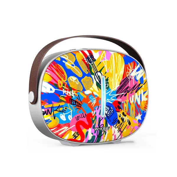 W-KING T8 II Portable Bluetooth Speaker with Deep Bass ( Painting)