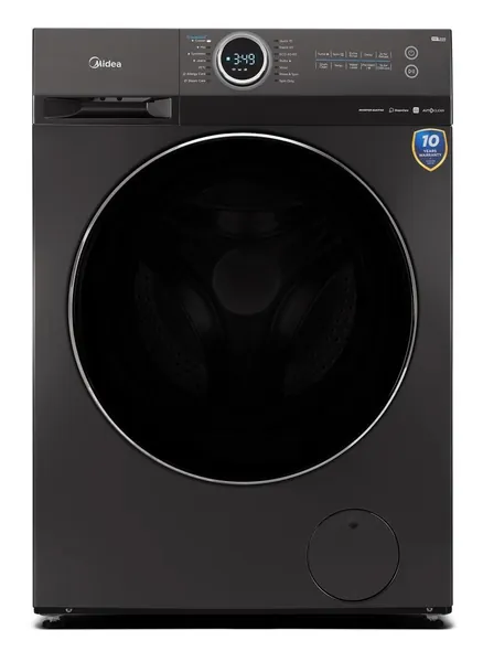 Midea 10kg Front Loader Washing Machine - Inverter 1400rpm - Titanium