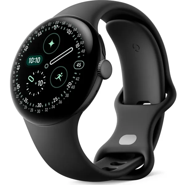 Google Pixel Watch 4 Wi-Fi 41mm (Matte Black with Obsidian Active Band)