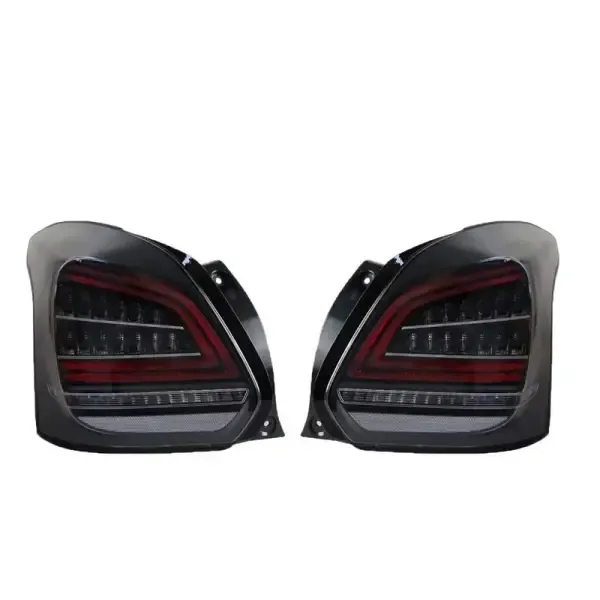 Upgraded Tail Light Lamp Xenon Taillight Retrofit Upgrade Modified Led Drl Hid Smoke B CC-5187 Compatible With Maruti Suzuki Swift 2018-2023