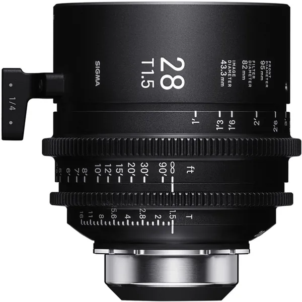 Sigma 28mm T1.5 FF High-Speed Cine Prime with /i Technology (PL Mount, Meters)