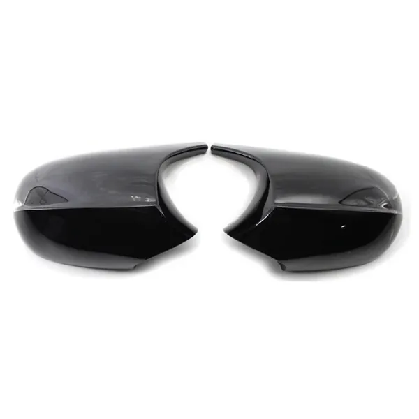 Side Rear View Case Door Wing Cap Shell Housing Mirror Covers Glossy Black CC-5937 Compatible With BMW 1 Series E87 81 82 2004-2009 3 Series E90 E91 E92 E93 2005-2007 M3 M4 M5 M6 M7