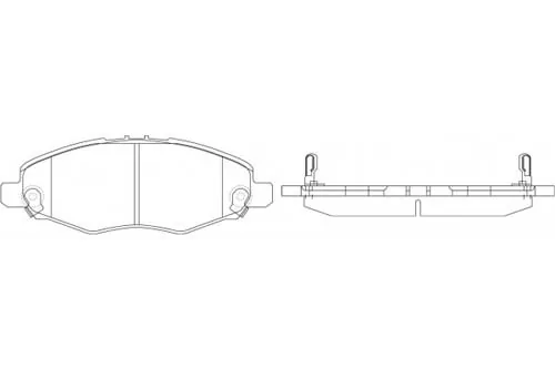Toyota Hilux KUN15/LAN15 Front Brake Pads