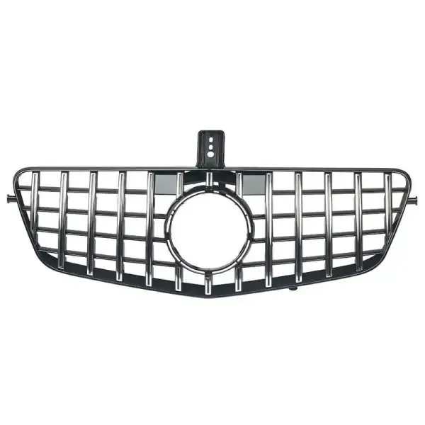 Front Bumper Show Grill Gtr Silver CC-3144 Compatible With Mercedes E Class E212 2009-2012