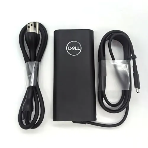 Dell Laptop Charger 130W USB C Type C AC Adapter,XPS 15 9500 9510 9520 XPS 17 9700 9710 9720 9730 AC Charger, Black, DA130PM170
