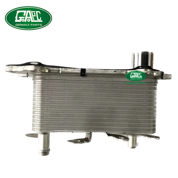 Germax Oil Cooler 3.0T Petrol AJ20P6 LR124571 AJ814166 J6P36A642DA J6P3-6A642-DA GL2849 GJ1224 for Land Rover Range Rover Vogue 2018-2022- Range Rover Sport 2018-2023- Discovery 5 2017- New Defender 2