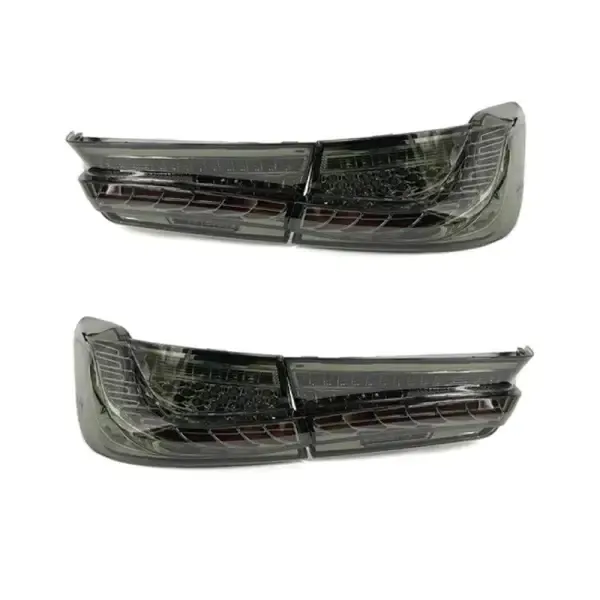 Rear M Performace M Sports M3 Tail Taillight Taillamp Gtr Dragon Style Smoke Style CC-3856 Compatible With Bmw 3 Series G20 2018+
