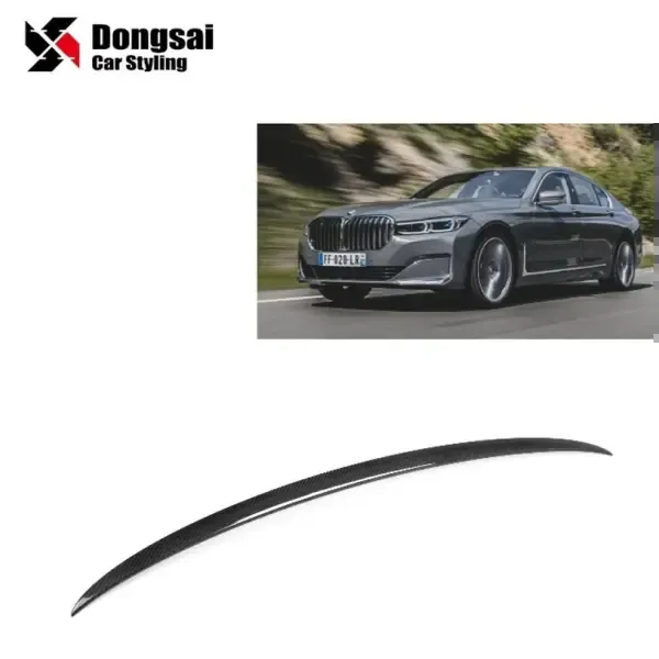 MP Style Dry Carbon Fiber Gloss Carbon Rear Spoiler Compatible With BMW X7 G70 2023+