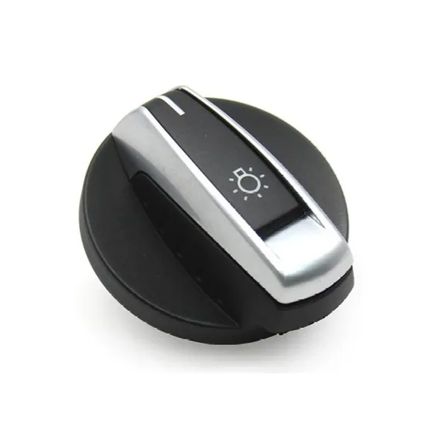 Dashboard Headlight Switch Rotary Knob Button Cap Headlamp Cover Panel Headlight Switch Knob 61319311727-d CC-9776 Compatible With BMW 2 Series X5 X6 F15 F16 F85 F86 F45 F46 2014-2019