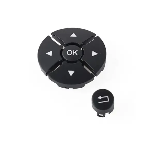 Steering Wheel Knob Button Black 22182157519116l Left CC-2744 Compatible With Mercedes S Class W221 2010-2014