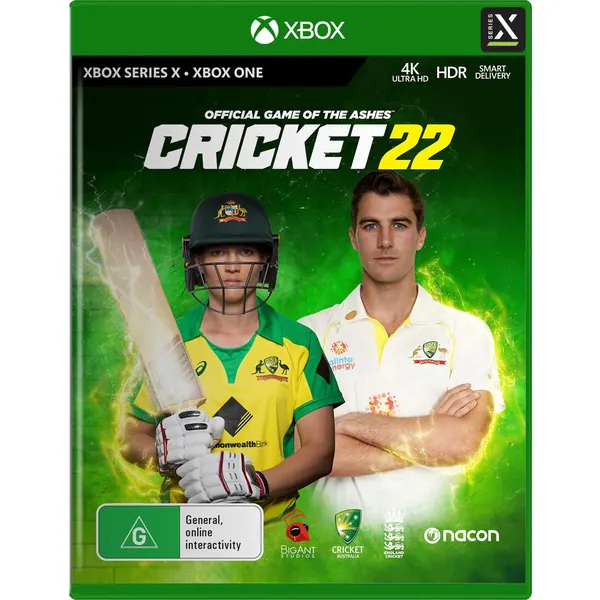 Cricket 22 The Official Game Of The Ashes Xbox Series X Game