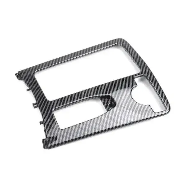 Cup Holder Tray Frame Carbon Fiber 2046800107ct CC-918 Compatible With Mercedes C Class W204 2007-2014, E Class W212 2009-2014, W207